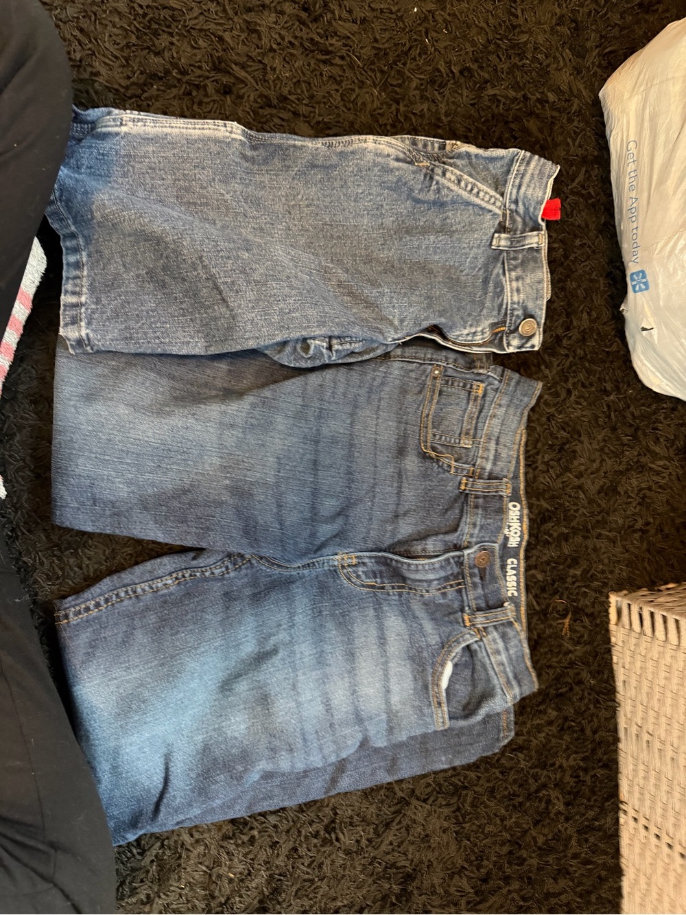 Boys 10R jeans + Jean shorts